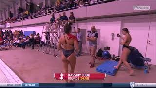 Kassidy Cook diving Stanford 2018 [upl. by Okihsoy]