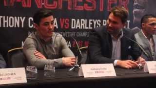 ANTHONY CROLLA v DARLEYS PEREZ II  FULL PRESS CONFERENCE  PRIDE OF MANCHESTER NOV 21 [upl. by Iderf]