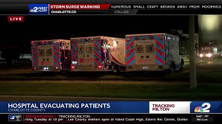 Fawcett Hospital evacuates patients as Hurricane Milton approaches Florida [upl. by Aehtna]