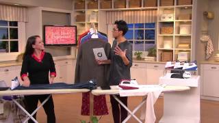 Eurosteam 1000 Watt Steam Iron wBoiler Tank amp CeramicSoleplat with Rachel Boesing [upl. by Arnulfo786]