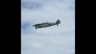 Hispano Buchon BF109 Take Off Duxford [upl. by Pier]