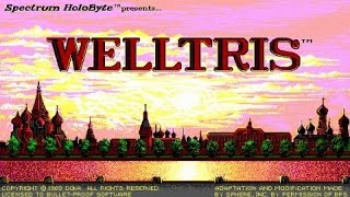 Welltris gameplay PC Game 1989 [upl. by Atlante]