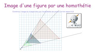 Image dune figure par une homothétie de rapport positif [upl. by Eglanteen506]