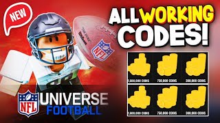 🎁NEW CODES🎁 NFL UNIVERSE FOOTBALL CODES ROBLOX  NFL UNIVERSE FOOTBALL CODES [upl. by Costello]