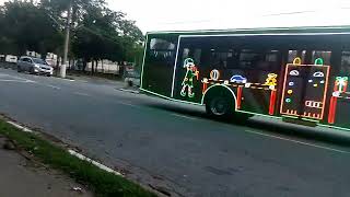 Ônibus Natalino da Viação Caieiras 14303 [upl. by Morgen]