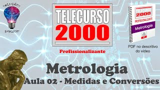 Telecurso 2000  Metrologia  02 Medidas e Conversões [upl. by Demona]