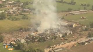 Harda Breaking Massive Explosion at Firecracker Factory in Harda Madhya Pradesh  News9 [upl. by Mala132]