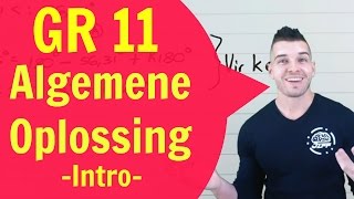 Gr 11 Wiskunde  Trigonometrie  Algemene Oplossing Intro [upl. by Amrac]