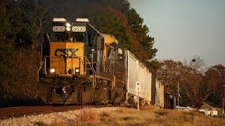 121016 Sunset SD50 on CSXs Gainesville Midland Sub [upl. by Kessel215]