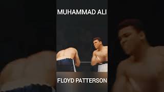 Finished the round on knee  Muhammad Ali vs Floyd Patterson 1 [upl. by Middendorf]