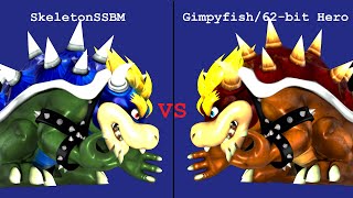 SkeletonSSBM Vs Gimpyfish I finally fought him [upl. by Suiravad406]