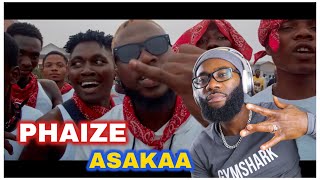 Phaize  Asakaa Official Video FREEZY REACTION [upl. by Kobi190]