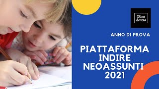 PIATTAFORMA INDIRE NEOASSUNTI 2021 [upl. by Aer]