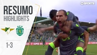 Highlights  Resumo Moreirense 13 Sporting Liga 1819 1 [upl. by Low]