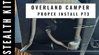 DIY Overland camper trailer build Propex heater stealth kit [upl. by Barnes]