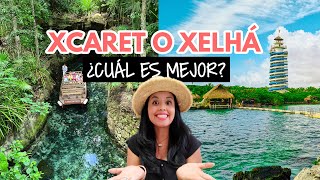 Xcaret o XelHá 👉 ¿Qué parque es mejor en 2024 [upl. by Cowley901]