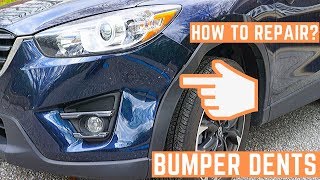 How To Remove a Dent On Plastic Bumper Fast amp Easy  Paintless Dent Removal Process [upl. by Champaigne]