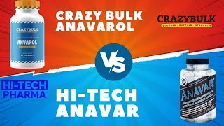 Crazy Bulk Anvarol vs Hi Tech Pharmaceuticals Anavar [upl. by Brod]