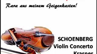 Arnold Schoenberg Violin Concerto [upl. by Roger308]