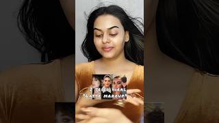 I tried viral tik tok Latte makeup look makeup latte tiktok ytshort trend [upl. by Ynohtnanhoj]