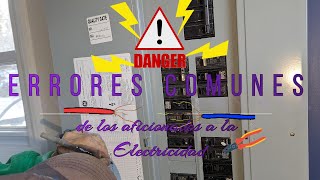 ERRORES COMUNES EN LOS PANELES ELECTRICOS electricista electrician electrical diy 👨‍🔧👨‍🔧 [upl. by Phare]