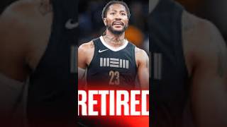 Derrick Rose Retirement viralshorts nba retirement [upl. by Heyman879]