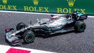 Tarmac Works 164 Scale MercedesAMG F1 W11 Barcelona Preseason Testing 2020 Lewis Hamilton Model [upl. by Avahc]