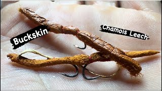 Winter Fly Patterns — Chamois Leech and Buckskin flytying [upl. by Elstan]