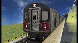 OpenBVE R142 2 Train from Gun Hill Road to Flatbush Avenue Brooklyn College [upl. by Brottman]