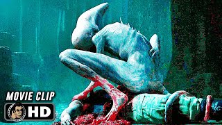 Captain Kills Neomorph Scene  ALIEN COVENANT 2017 Movie CLIP HD [upl. by Nudnarb542]