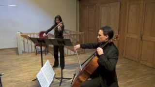 Kodaly Duo Part 1 of 3  Paula Novoa and Sebastian Diezig  live in concert [upl. by Randal]