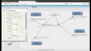 VND SDNcompliant version  Video 02  Mininet  Floodlight Vlans [upl. by Arber]