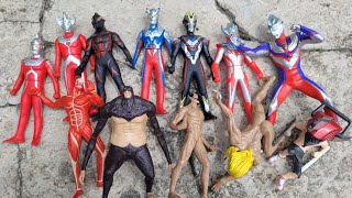 Menemukan Mainan Ultraman Zero Ultraman Trigger Ultraman Tiga Ultraman Taro Chainsawman Mainan Titan [upl. by Eelirrem]