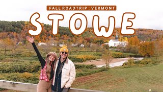 FALL IN STOWE VERMONT 🍁 🍂 Top Things to Do Exploring Mad River Valley amp More [upl. by Sulecram]