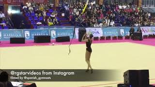 Vlada Nikolchenko ribbon AA  GP Marbella 2019 [upl. by Cherida231]