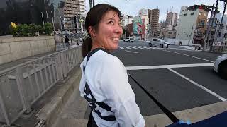 Mii chan from Tokyo Rickshaw takes me to Sumida park Part 1 [upl. by Buckler]