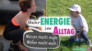 Tipps für mehr ENERGIE im Mama  Alltag ⚡️ Ernährung amp Fitness ins Mamaleben einbinden  mamiblock [upl. by Lepine686]