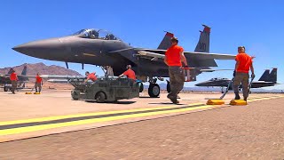 Breaking News First Operational F15EX Eagle Delivered to Australian Air National Guard Base [upl. by Otrebogad]