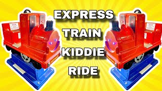 Jolly Roger Express Train Coin Operated Kiddie Ride [upl. by Anilos]