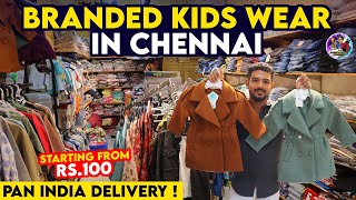 Cheapest Branded Kids Wear Shop in Chennai  Premium Surplus Kids Wear Starting  Rs100 [upl. by Oidivo]