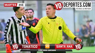 Tonatico 🆚 Santa Ana Martes 8 Liga 2020 Chicago yodeportes [upl. by Etezzil]