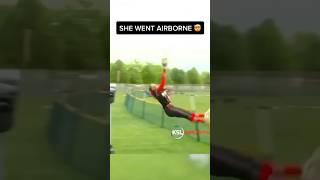 AIRBORNE softball catch of the year 🤯 shorts [upl. by Trescott]