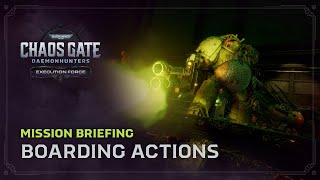 Execution Force Mission Briefing  Death Guard Boarding Action [upl. by Macmullin357]