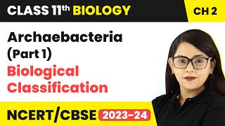 Archaebacteria Part 1  Biological Classification  Class 11 Biology Chapter 2  NCERTCBSE [upl. by Esorylime]