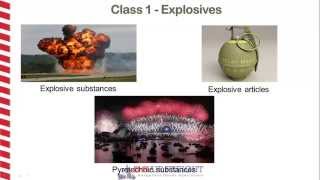 Dangerous Goods Class 1  Explosives [upl. by Kissel]