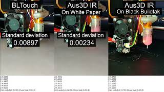 BLTouch vs Aus3D IR Probe on smoothieware [upl. by Novahc]