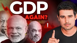 India’s GDP Crashed Again  Worst Government  Explained by Dhruv Rathee Records [upl. by Aniroz]