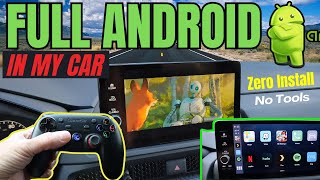 🔴Full Android 13 in My CAR Upgrade your Apple CarPlay or Android Auto Zero Install USB by Binize [upl. by Ssegrub585]