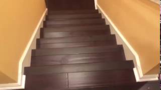 Bamboo Staircase Flooring Installation  wwwastonstuartcom [upl. by Eeral]