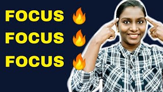 Learn THE SECRET To Overcome Distractions amp Be 100 Focused  How To Increase Focus Tamil Tips [upl. by Ahmar]